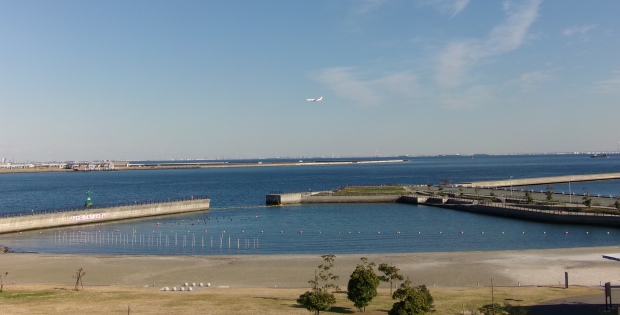 人工海浜「かわさきの浜」〜冬〜
