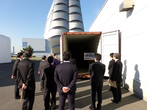 全国の各運輸局の防災担当者が視察されました。