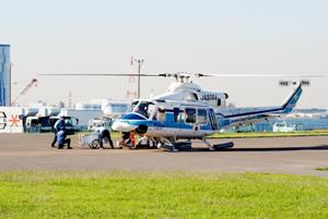 緊急物資航空輸送訓練（羽田空港〜東扇島防災拠点）