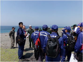 訓練概要説明の様子