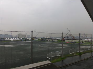 前日の会場設営状況　