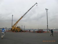 応急復旧訓練が実施されました。