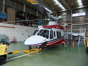 横浜市消防局「はまちどり1」（アグスタ式AW139型）平成25年7月運航開始